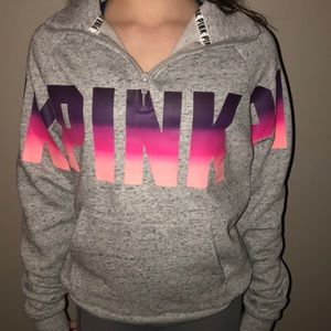 PINK Victoria’s Secret heather gray sweatshirt